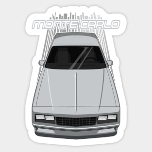 Chevrolet Monte Carlo 1984 - 1989 - silver Sticker